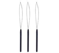 3PCS/LOT Stainless Steel Beading Needle Threading String/Cord Jewelry Tool Beads Making Big Eye Beading Curved for Stainless Steel for Embroidery