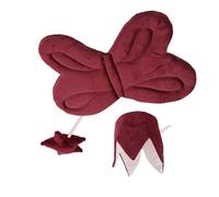 3Pcs Lovely Girls Outfit Accessories Set Crowned Headwear and Star Magical Wand for Kids' Photoshoots and Holiday Event Holiday Celebration Outfit