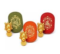 3PCS Lucky Turtle Wallet Charm Gold Coin Purse Bag Feng Shui Gift, Gold Turtle Charm, Coin Biting Pose, Compact Wallet Accessories, Giftable Keepsake