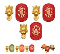 3PCS Lucky Turtle Wallet Charm Gold Coin Purse Bag Feng Shui, Ornaments Goldenturtle Protection, Cute Lucky Golden Biting Turtle, Jewellery Prosperity Longevity Financial (C)