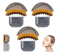 3PCS Lymphatic Contour Face Brush, Lymphatic Drainage Massager for Face, Chin & Jawline Sculpting, Portable Dry Brushing Face Body Brush Improve Circulation, Ergonomically Designed to Fit The Skin
