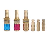 3pcs M10 Red+Yellow+Blue Water Cooled&Gas Adapter