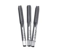 3pcs M3-M8 HSS Metric Screw Tap Individual Taper Plug Bottoming Hand Taps Tools Kit (M5)