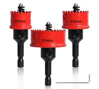 3PCS M42 Bi-Metal Hole Saw Set 20 25 35mm