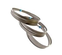 3pcs M42 Bimetal Band Saw Blades 10/14 TPI Variable Pitch, 1140mm Metal Bandsaw Blades for Metal Cutting