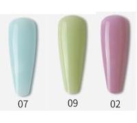 3PCS Macaron Poly Nail Builder Gel - Blue, Green & Pink 15ml Each, Glow in the Dark Luminous Extension Gel, Long-Lasting, Break-Resistant, Self-Leveling Hard for DIY & Salon UV Lamp Use (3 PCS)