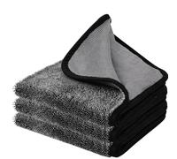 3Pcs Magic Bathroom Wipe Drying Cloth, 40×60cm Microfibre Cloth, Car Drying Towel Extra Large, Removes Limescale & Hard Water Stains in Seconds with Just Water - Streak-Free for Shower Glass & Tiles