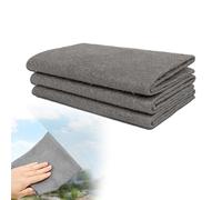 3PCS Magic Cleaning Cloth, Microfibre Cloth, Magic Wipe Bathroom Drying Cloth, Glass Clothes, Reusable Glass Cleaning Rags, Soft Streak Free Washable Clothes for Home, Kitchen, Cars Window(30x40cm)