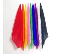 3pcs Magic Silk Handkerchief Magicians Scarves Magic Trick Colorful Silk Scarf Stage Magic Magician Accessories Magic Trick Silk Magic Props Magician Accessories (45x45cm)