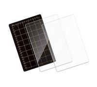 3pcs Magnetic Cutting Shim for Crafters, 6x9 Inch Grid Die | Soft Magnetic Acrylic, Card Size Mat, Batch Alignment for Metal Dies, Craft Projects