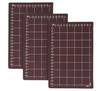 3pcs Magnetic Cutting Shims for Die Cutting Machine - 9x6 Inch Magnetic Mats with Precision Inch & CM Grid Secure Grip Magnetic Sheets for Card Making Scrapbooking Essential Accessory