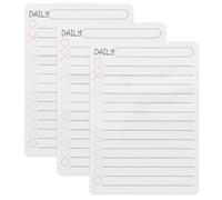 3pcs Magnetic Dry Erase Board for Refrigerator White Planning Board