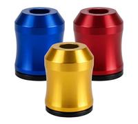 3PCS Magnetic Screw Ring Set, Universal Magnetic Screw Holder for 6.35mm Hex Screwdriver Bits, Strong Alloy Magnetic Screwdriver Bit Holder for Power Drills and Manual Tools, Red Yellow Blue