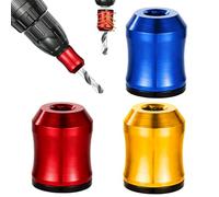 3pcs Magnetic Screw Rings, Universal Screwdriver Head Magnetic Ring with Anti-Slip Design Strong Mag Screw Holder for Drill Bits Power Tools Home Repair Mechanical Work Woodworking