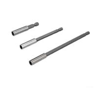 3PCS Magnetic Screwdriver Bit Extension Bar Set, 1/4 Inch Hex Shank