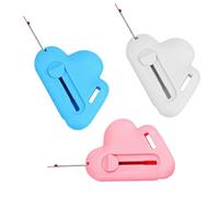 3PCS Magnetic Seam Guide, with Built-in Seam Ripper, 2025 Upgraded Multifunctional Seam Guide with Scale, 2 in 1 Adjustable Sewing Threading Supplies, for Sewing Machine Accessories(Blue, Pink, White)