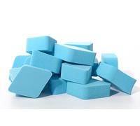 3pcs Makeup Sponges, Beauty Face Primer Compact Powder Puff, Blender Sponge Replacement for Cosmetic Flawless Foundation, Sensitive and All Skin Types，Blue ，A33