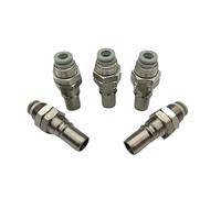 3pcs Male and Female Connectors with One-Way Valve KK4P/KK4S-08E 10E 06E 12E - Easy Installation Through Board(KK4S-12E)