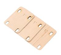 3pcs Maple Wood Electric Guitar Neck Shim Spacer Degree Angle Adjustment Tool for Setup Enhanced Playability & Premium Hardwood Replacement Accessory for Most Electric Guitars
