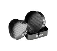 3pcs Mari Non Stick Springform Cake Tins For Oven Baking Cooking Kitchen Home