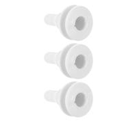 3pcs Marine Drain Plug Abs White Replacement for Boat Hulls and Kayaks