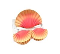 3PCS Marine Life Hair Clamps Dynamic Shade Plan Ergonomic Grip for Long Permanent Hold Colorful Porbeagle Hair Clamps