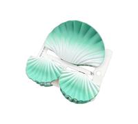 3PCS Marine Life Hair Clamps Dynamic Shade Plan Ergonomic Grip for Long Permanent Hold Colorful Porbeagle Hair Clamps