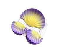 3PCS Marine Life Hair Clamps Dynamic Shade Plan Ergonomic Grip for Long Permanent Hold Sea Theme Hair Clutches