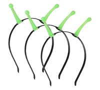 3pcs Martian Glow in Dark Antenna Headband Halloween Costume Accessory | Plastic Luminous Design, Soft Glow, Comfortable All-night Wear for Adults, Cosplayers, Masquerades and Costume Parties