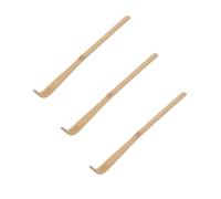 3Pcs Matcha Scoop Bamboo, Bamboo Matcha Scoop Japanese Chashaku Hooked Green Tea Spoon 18cm Tea Ceremony Utensils for Tea Lover, Tea Scoops, Coffee, Tea and Espresso