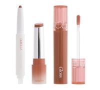 3PCS Matte Liquid Lipstick Lip Gloss & Liner Set - All-IN-One Lip Kit