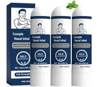 3PCS me/nstick Nasal Inh/aler,Be/eboom Nasal Inh/aler Stick for Men,Nose Inh/aler for Refreshing Body Care,Portable Inh/aler Nasal Stick for Instant Vitality,2ML Men Health Sti/ck for Imp/rove or/al