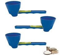 3Pcs Measuring Scoop 60ml,Protein Scoop Food Scoop Scoops for Powder Protein Scoop 30g,Plastic Spoons Reusable for Milk Powder,Protein Powder,Flour,Kitchen Supplies