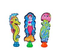 3Pcs Mermaid Hippocampus Squid Diving Toys for Swimming Pool,Sinking Toys Swimming Sinkers for Kids,Swim Pool Sinkers,Bath Water Toy Underwater Training Pool Toys for Kids 7-12 Girls Boys Pool Games