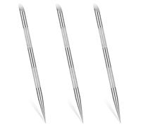 3Pcs Metal Cuticle Pusher Tool Nail Toenail Cleaner Tool Cuticle Cutters Nail Cleaner Tools Remover Dead Skin Polish Peeler Cutter for Fingernails Toenails Manicure Stainless Steel