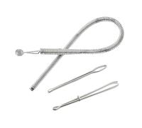 3pcs Metal Drawstring Threader Tool Set, Versatile Needle Threaders Hand Sewing, Practical Sewing Needle Threader and Drawstring Threaders, Rope Threading Clip and Sewing Tools for Hoodies Pants