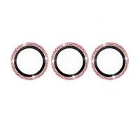 3Pcs Metal Lens Protector Glass For iPhone 15 13 12 11 14 Pro Max Back Camera Lens Protection Film For iPhone 13 Mini 14 15 Plus - Diamond Pink - iPhone 11 or 11 Pro
