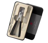 3Pcs Metal Nails Cutter Anti Splash Trimmer Wide Cutting Capacity File Set For Efficient Maintenance Ergonomic Nail Clippers