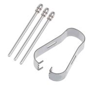 3Pcs Metal Pen Refills with Clip for Remarkable Scribes Write Styluses Pen Attachment for Artists and Designers Metal Refills