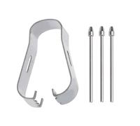 3Pcs Metal Pen Refills with Clip for Remarkable Scribes Write Styluses Pen Attachment for Artists and Designers Metal Refills