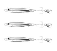 3pcs Metal Sea Fishing Spinner Tackle Set 20/30g for Mackerel Cod Bass Pike, Jigs Beach Casting Lures, Saltwater Artificial Spinning Metal Bait