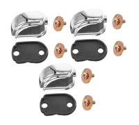 3pcs Metal Snare Drum Lugs Chrome Triangle Drum Parts