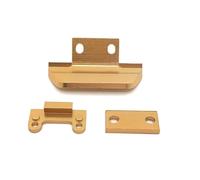 3Pcs Metal Upgrade RC Car Parts Front Bumper Fit For WLtoys 144010 144002 144001 124017 124019 Remote Control Car Accessories(Yellow)
