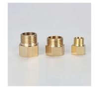 3PCS Metric Female to Male Thread M8 M10 M12 M14 M16 M18 M20 Brass Pipe Fitting Adapter Coupler Connector for Fuel Gas Water(F M14x1.5-M M18x1.5)(F M14x1.5 M BSP3l8)