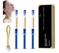 3PCS Micro-Molecular Collagen Anti-Wrinkle Lotion,Peptide Collagen Firming Essence Cream,Natural Hydrating Serum,Deep Hydration,Relieve Fine Lines,Firming Up,All Skin Types,with Facial Massager