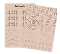 3PCS Microblading Practice Skin,Double-Sided Fake Skin for Eyebrow Practice, Silicone Permanent Makeup Training Pad for Outline and Shading Techniques (3PCS Pink Pad #1)