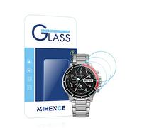 (3PCS) Mihence Compatible for Citizen CZ Smart Watch Screen Protector, 9H Anti-Scratch Premium Real Tempered Glass Screen Protector for Citizen CZ Smart (46mm) Stainless Steel Smartwatch