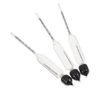 3pcs Milk Test Hydrometer 0-25 Glass Lab Instrument for Goat Cow Milk | Scale Markings, No Power Required, Reduces Measurement Disagreements, Improves Sorting Efficiency in Labs