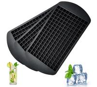 3pcs Mini Ice Cube Trays, Small Ice Cube Tray with 160 Grids, Silicone Ice Cube Tray for Cocktail Preparation, Office Beverage Cooling, Party Drink Serving, Portable Freezer Ice Making for Office and