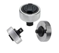 3Pcs Mini Ratchet Socket Wrench Set Steel Reversible Knurled Grip for Tight Spaces 1/4 3/8 1/2 Inch Drive Mechanical Repair Tasks